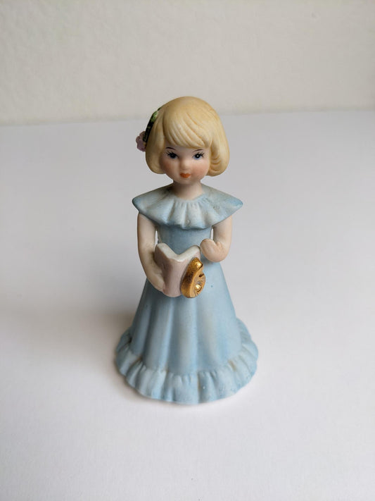 Vintage Growing Up Sixth Birthday Girls Figurine