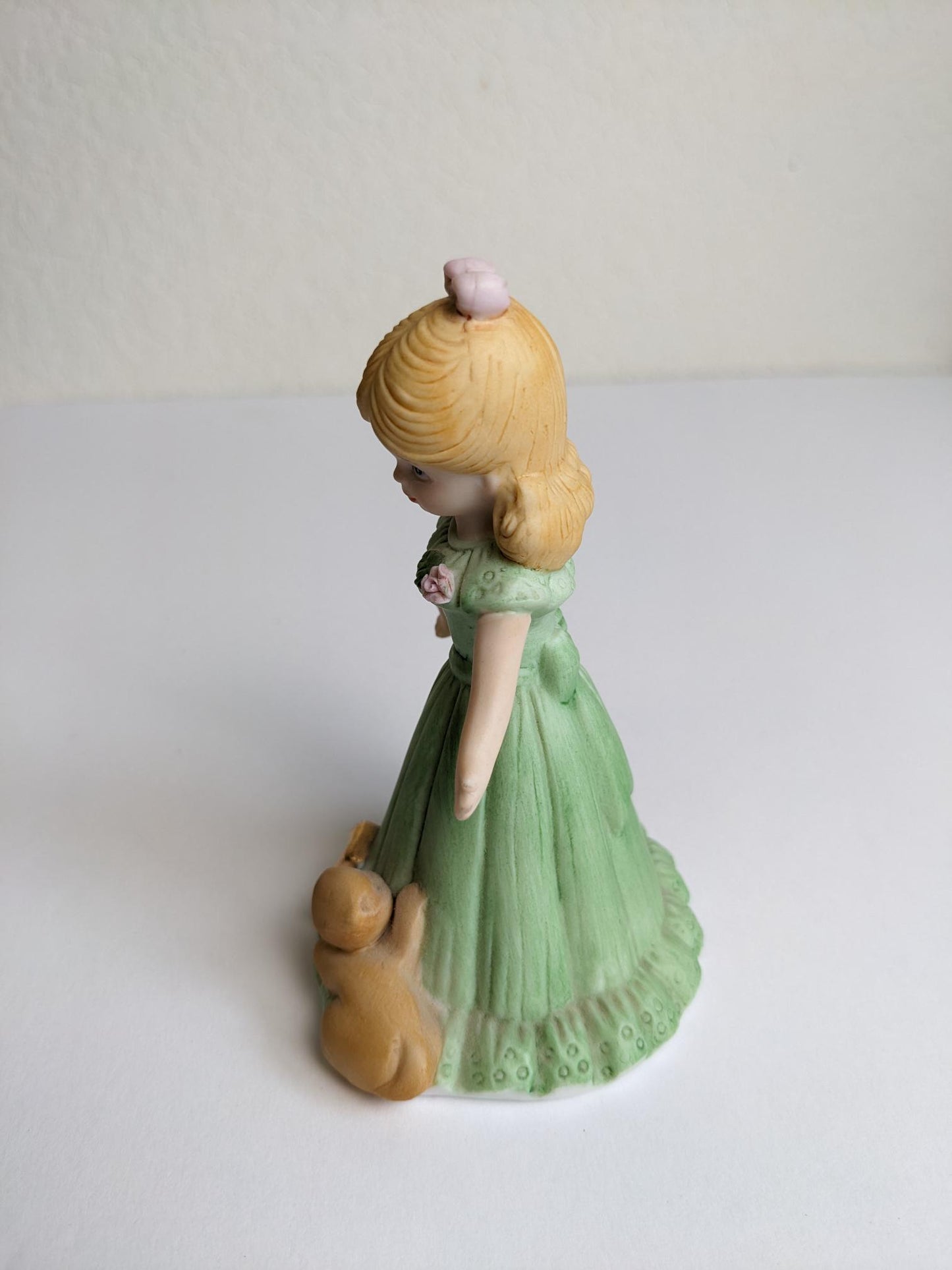 Vintage Growing Up Seventh Birthday Girls Figurine