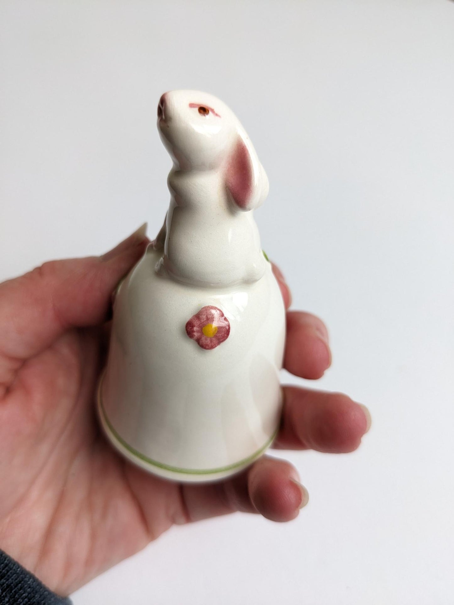 Vintage 1984 Avon Bunny Bell for Easter Basket Gifts or Nostalgic Mother's Day Gift