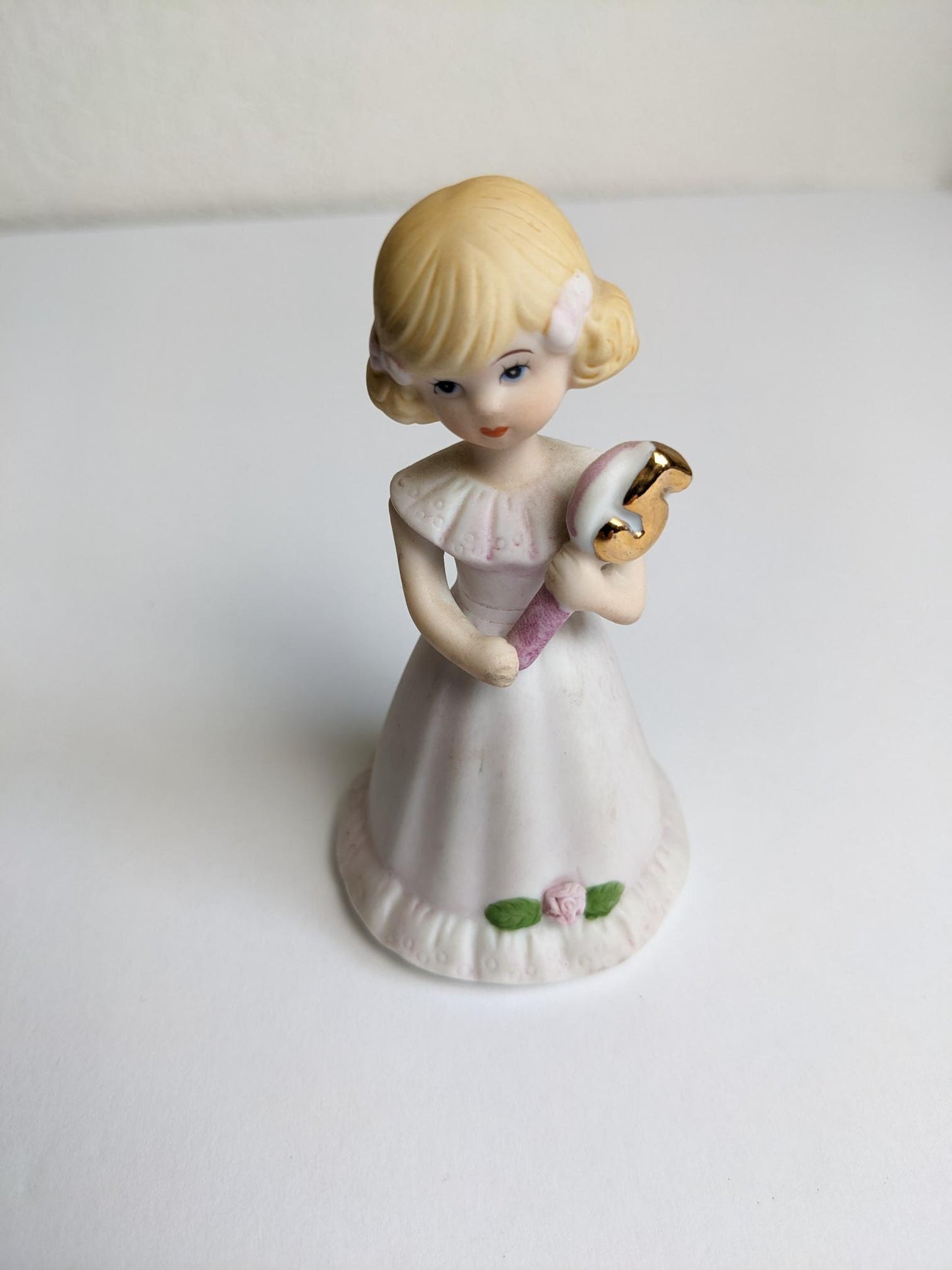 Vintage Growing Up Fifth Birthday Girls Figurine