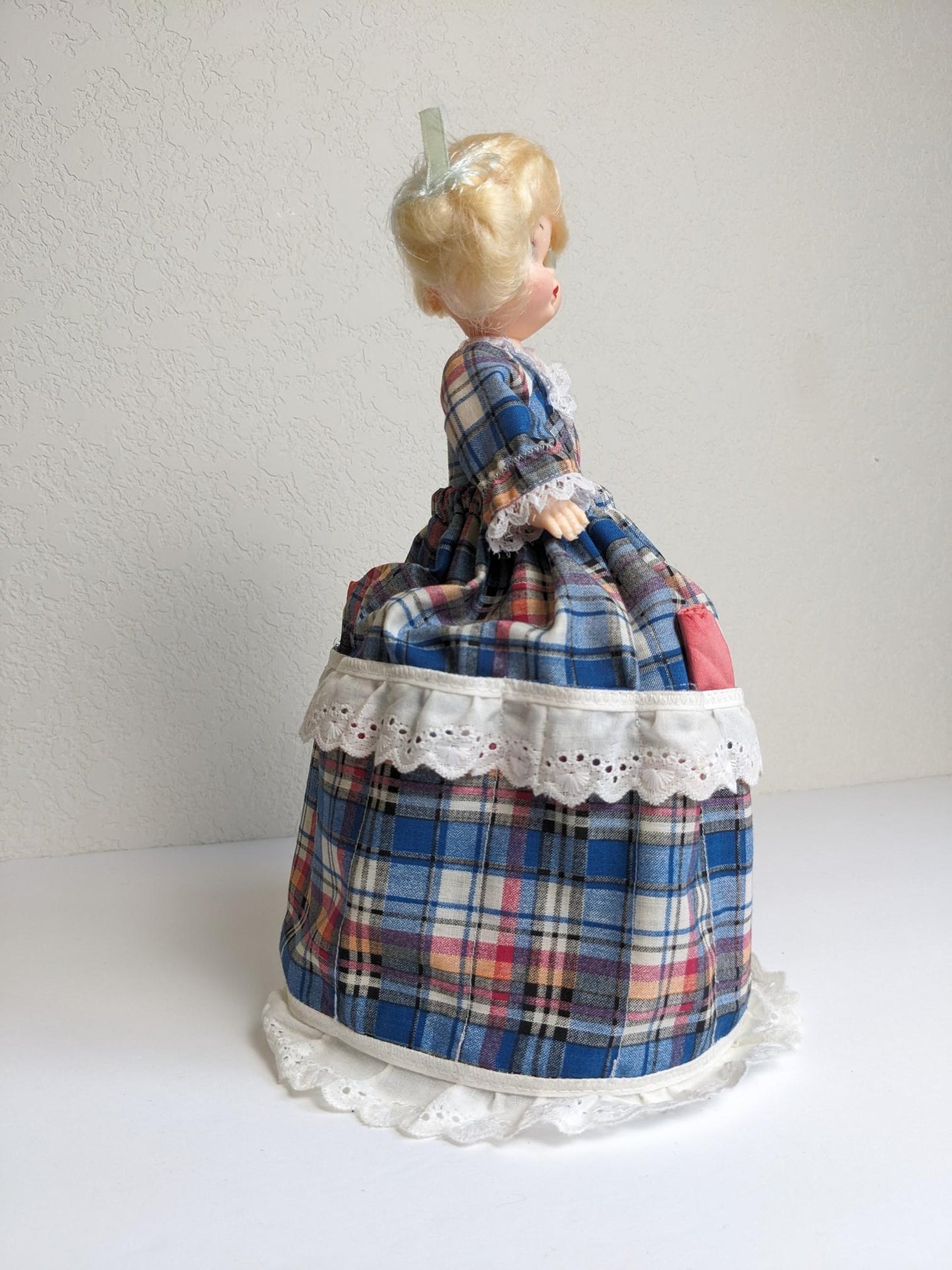 Vintage Handmade Napkin Holder Doll