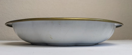 Vintage Decorated Ware Collector Tin Bowl