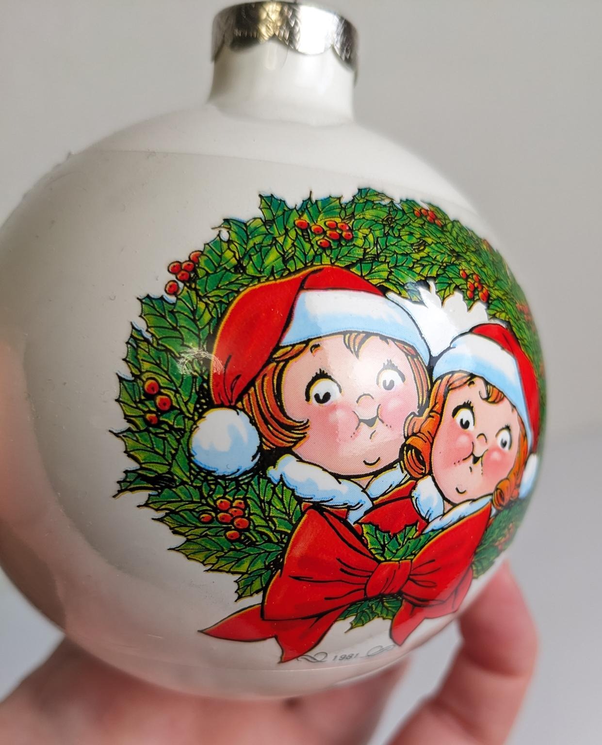 Vintage 1981 Campbells Soup Kids Christmas Ornament