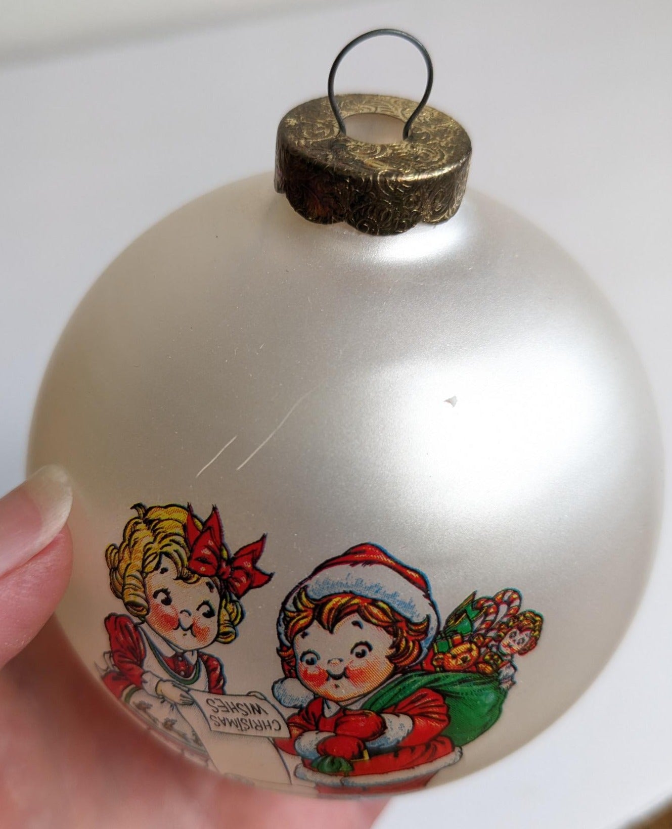 Vintage 1990 Campbells Soup Kids Christmas Ornament