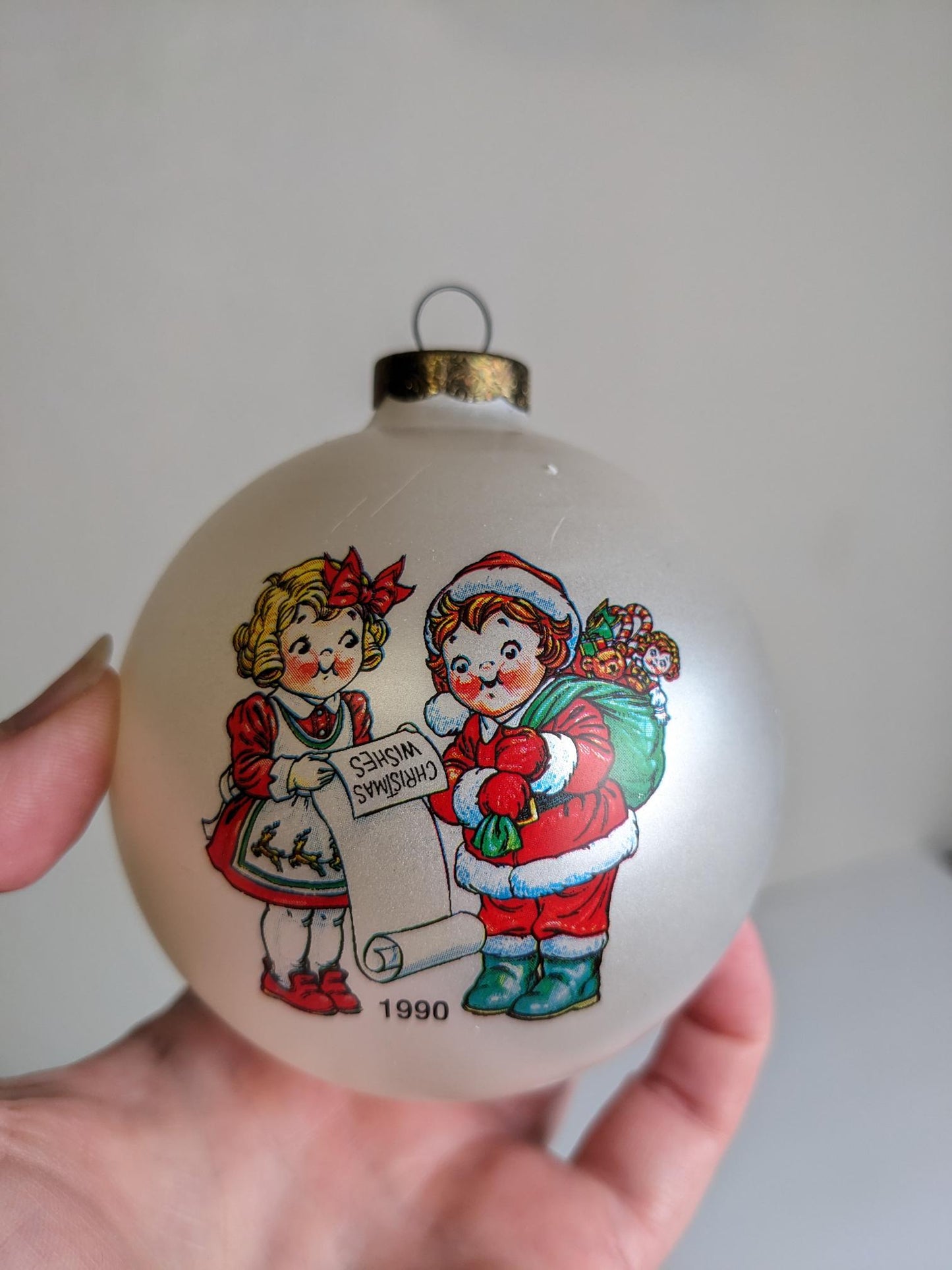 Vintage 1990 Campbells Soup Kids Christmas Ornament