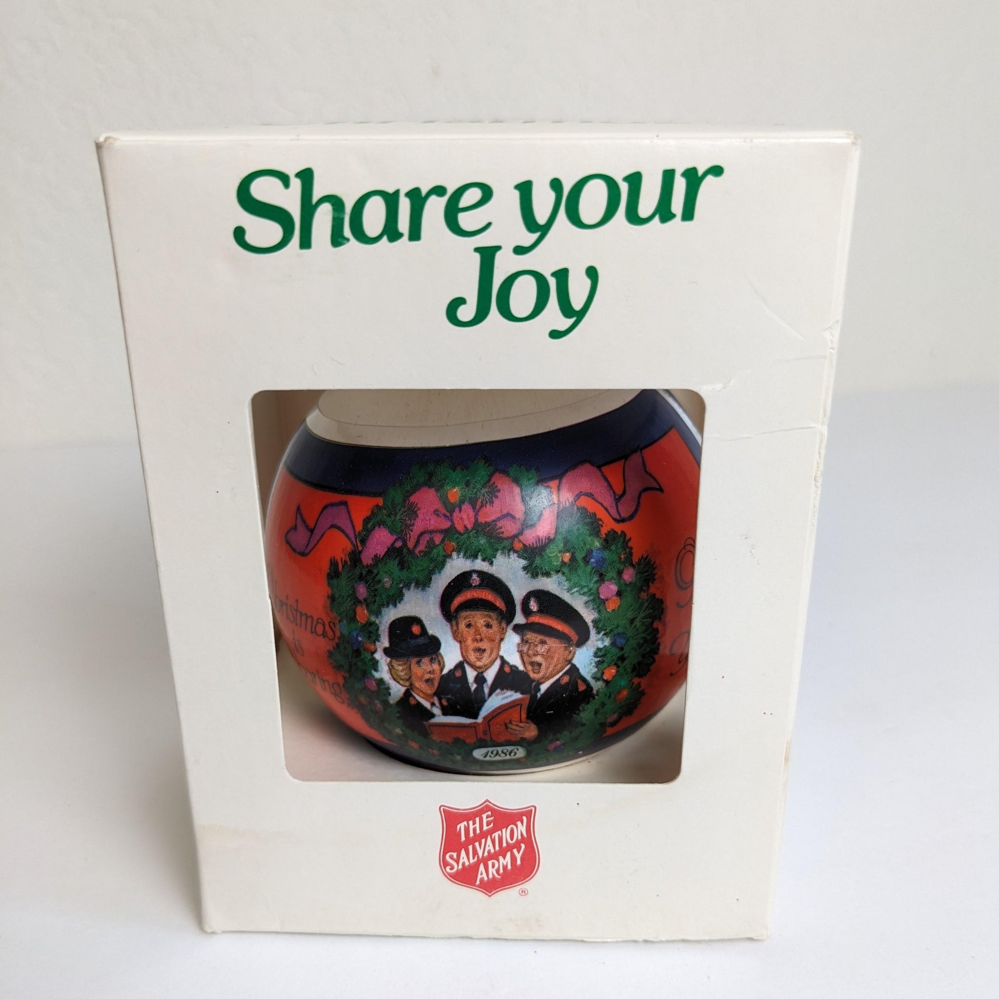 Salvation Army 1986 Caroling Christmas Ornament