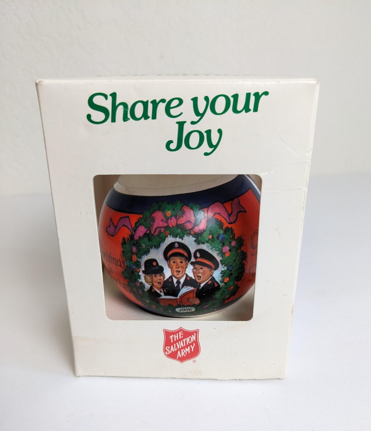 Salvation Army 1986 Caroling Christmas Ornament