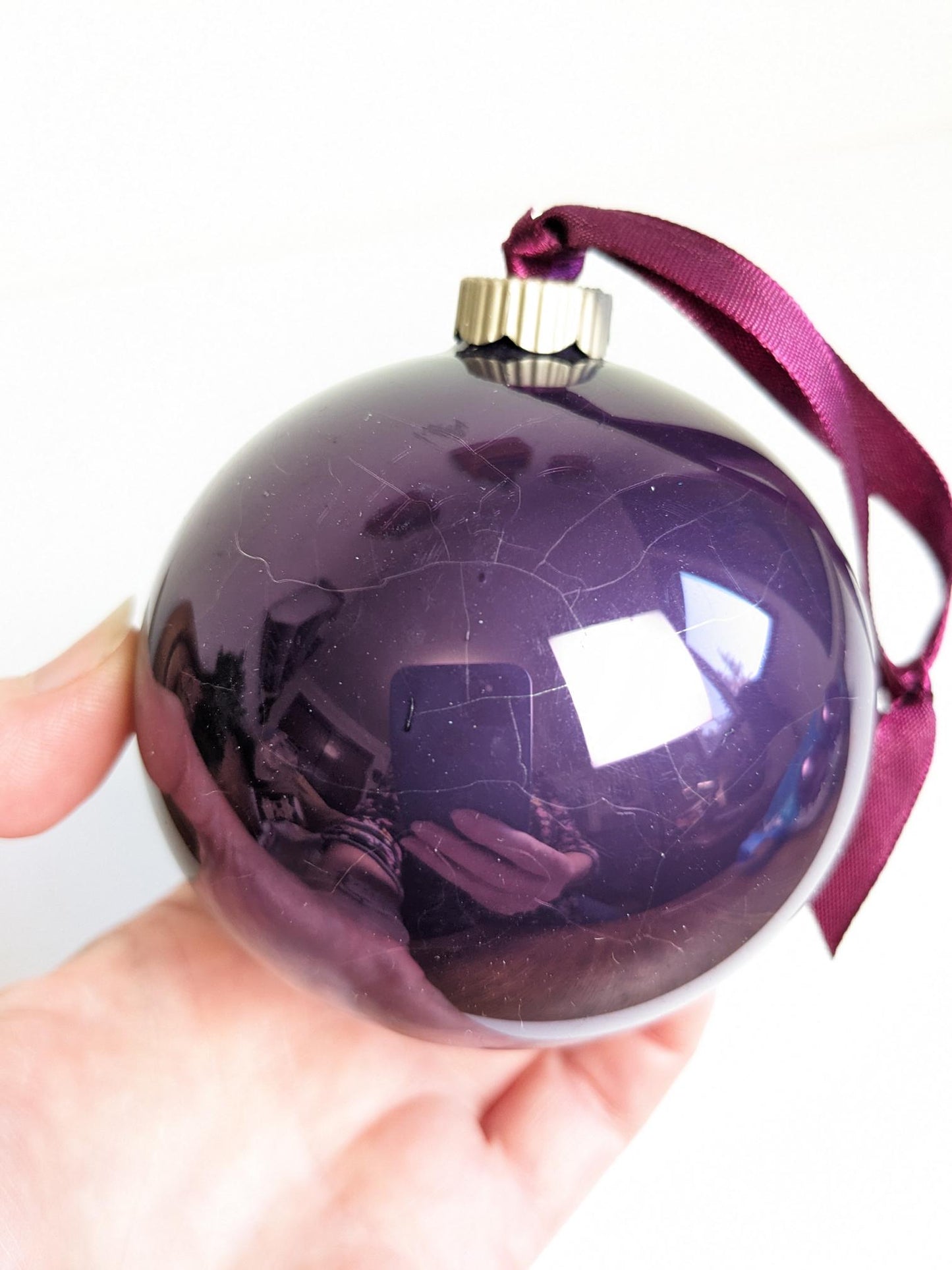 Vintage Martha Stewart Purple Ornaments