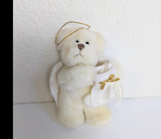 Bear Angel Russ Berrie Christmas Ornament