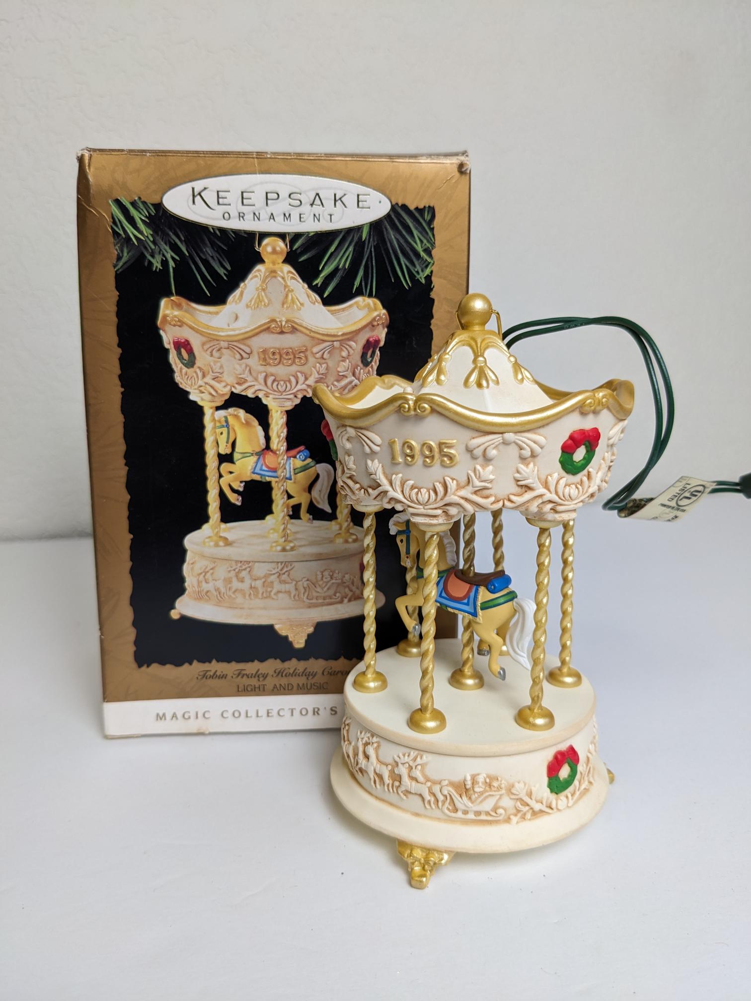 Hallmark Carousel Vintage 1995 Christmas Ornament – Petal Pushers Nursery