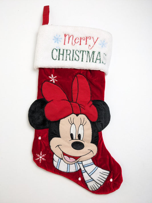 Minnie Mouse Christmas Stocking Vintage Christmas Decor