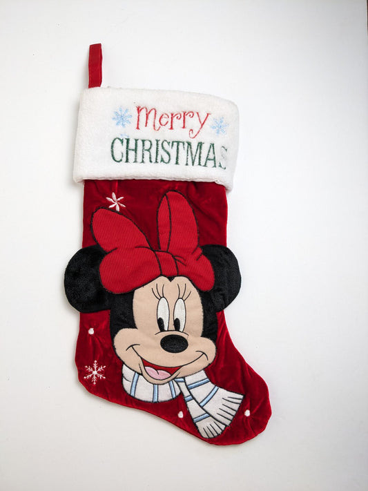 Minnie Mouse Christmas Stocking Vintage Christmas Decor