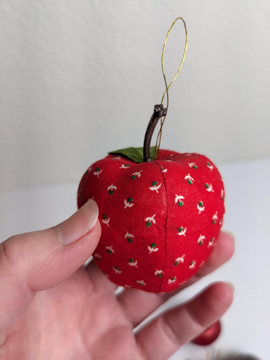 Vintage Fruit Christmas Ornaments