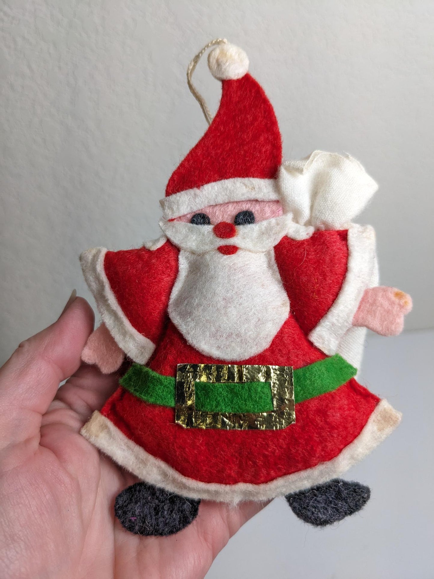 Vintage Fabric Christmas Ornaments