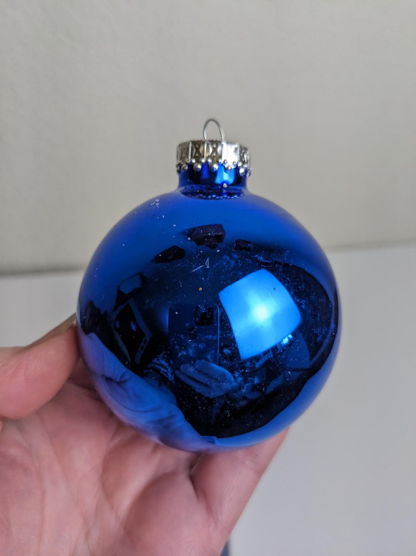 Cobalt Blue Christmas Ornaments