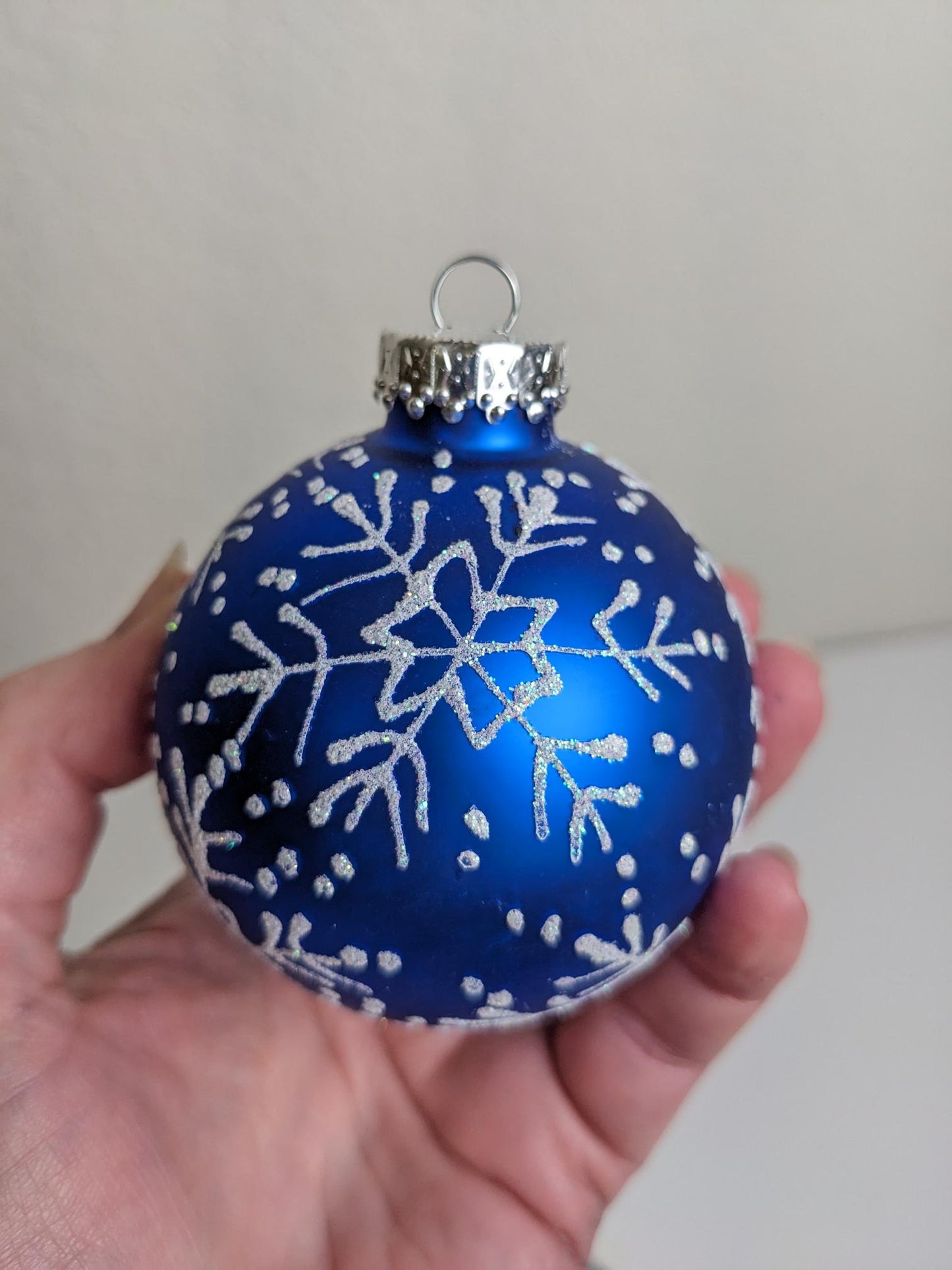 Cobalt Blue Christmas Ornaments