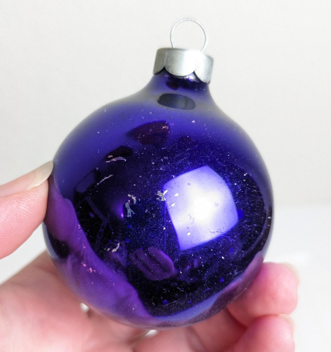 Purple Christmas Ornament Set