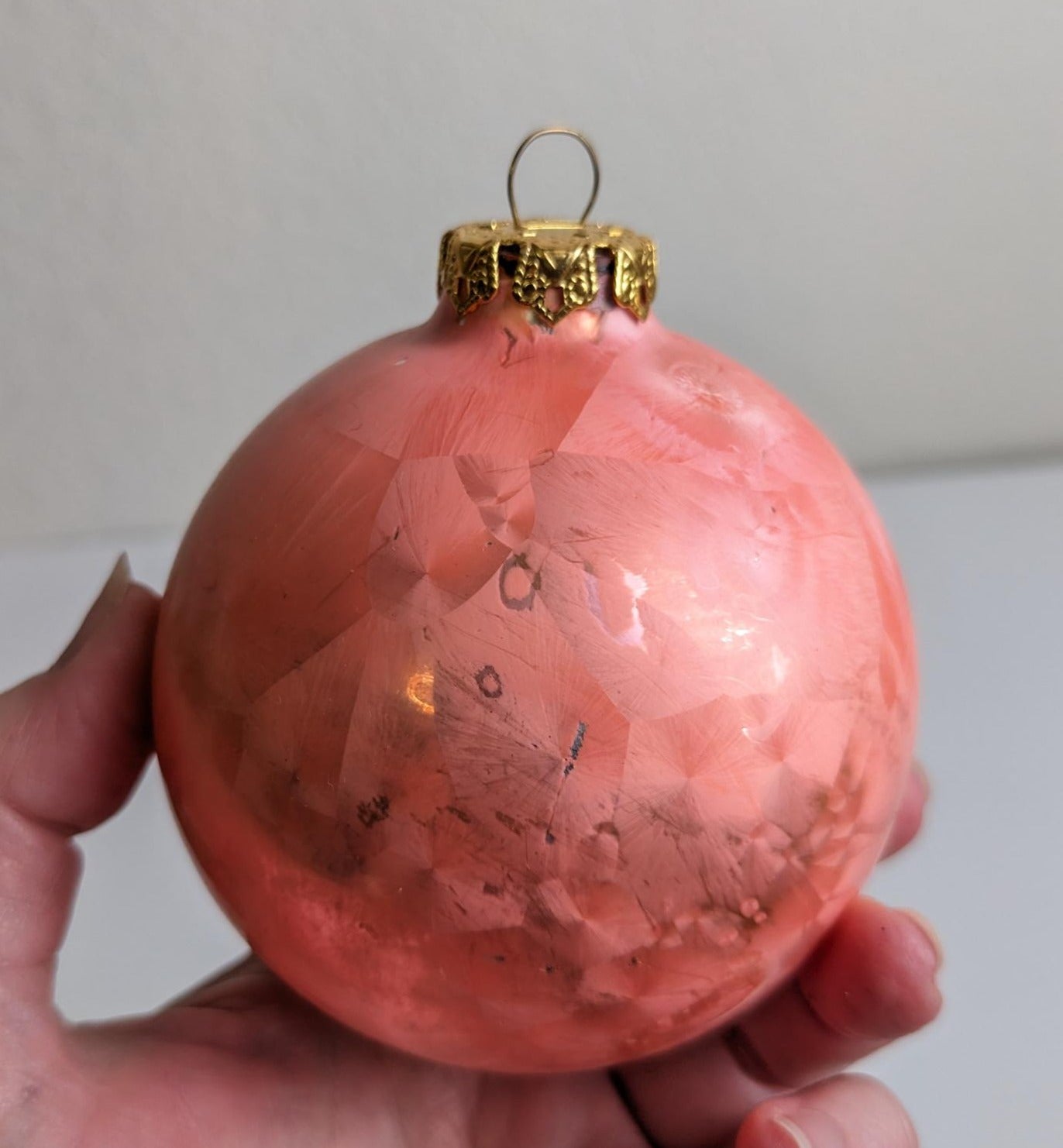 Coral Large Christmas Ornament Set