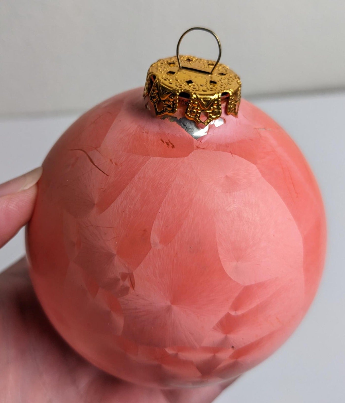 Coral Large Christmas Ornament Set