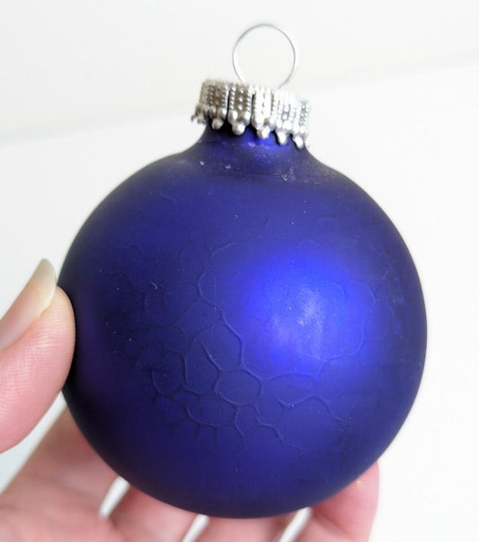 Purple Christmas Ornament Set