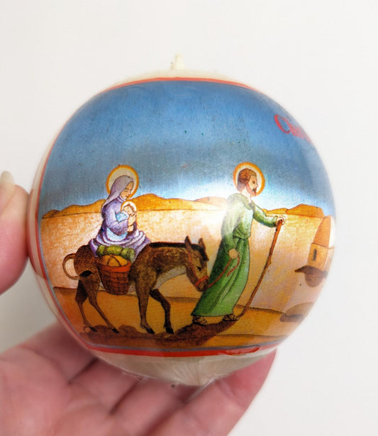 Vintage 1984 Holy Family Christmas Ornament
