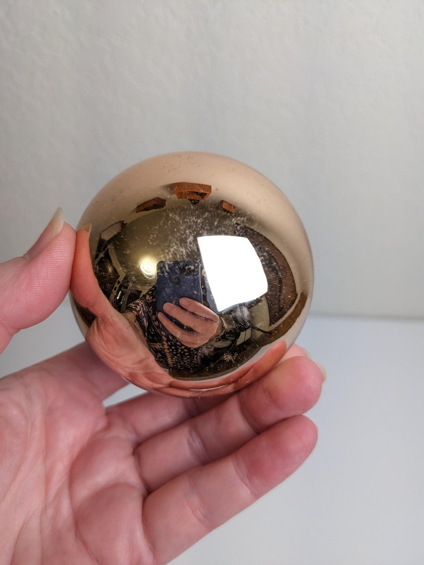 Vintage Rose Gold Christmas Ornament Set