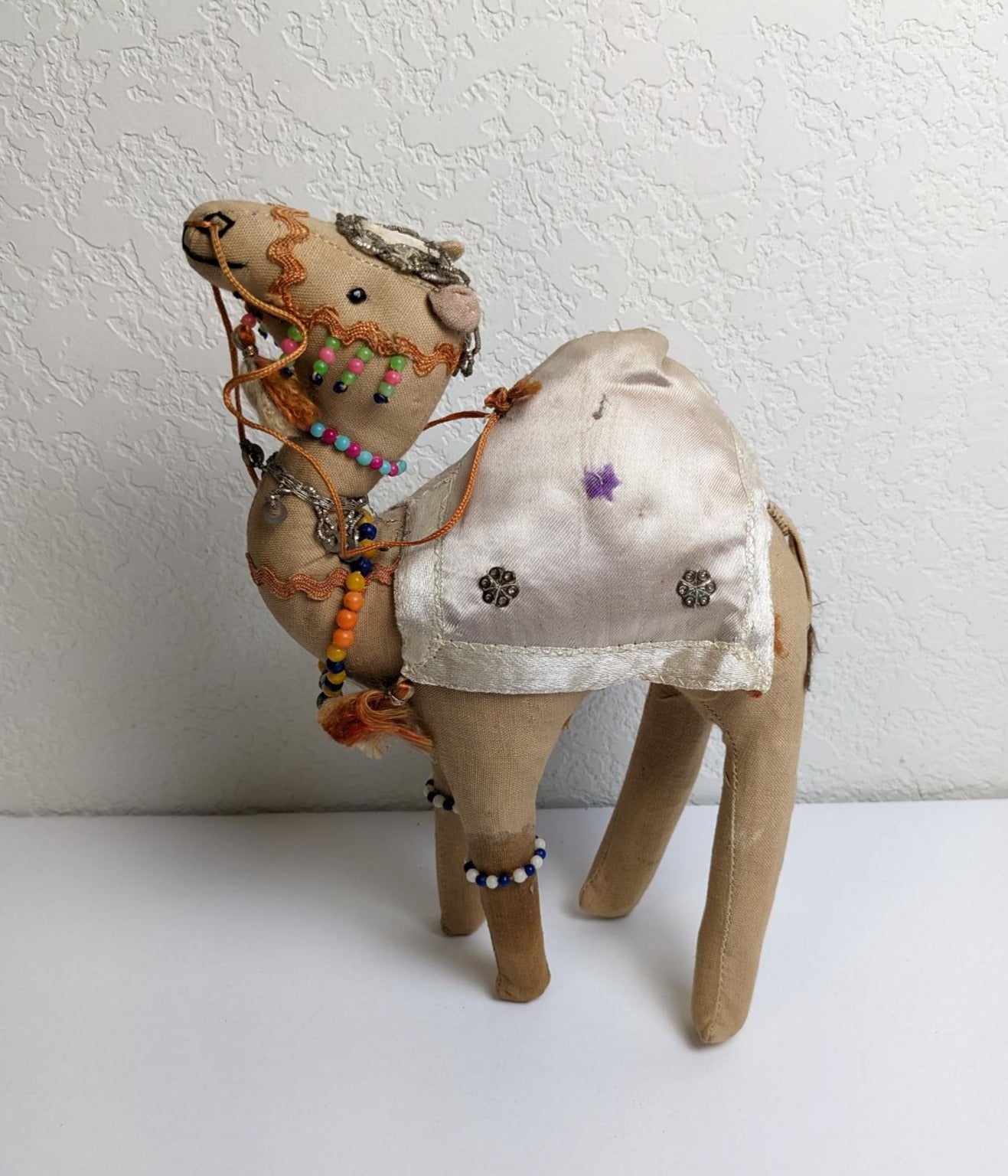 Vintage Ornate Handcrafted Stuffed Camel