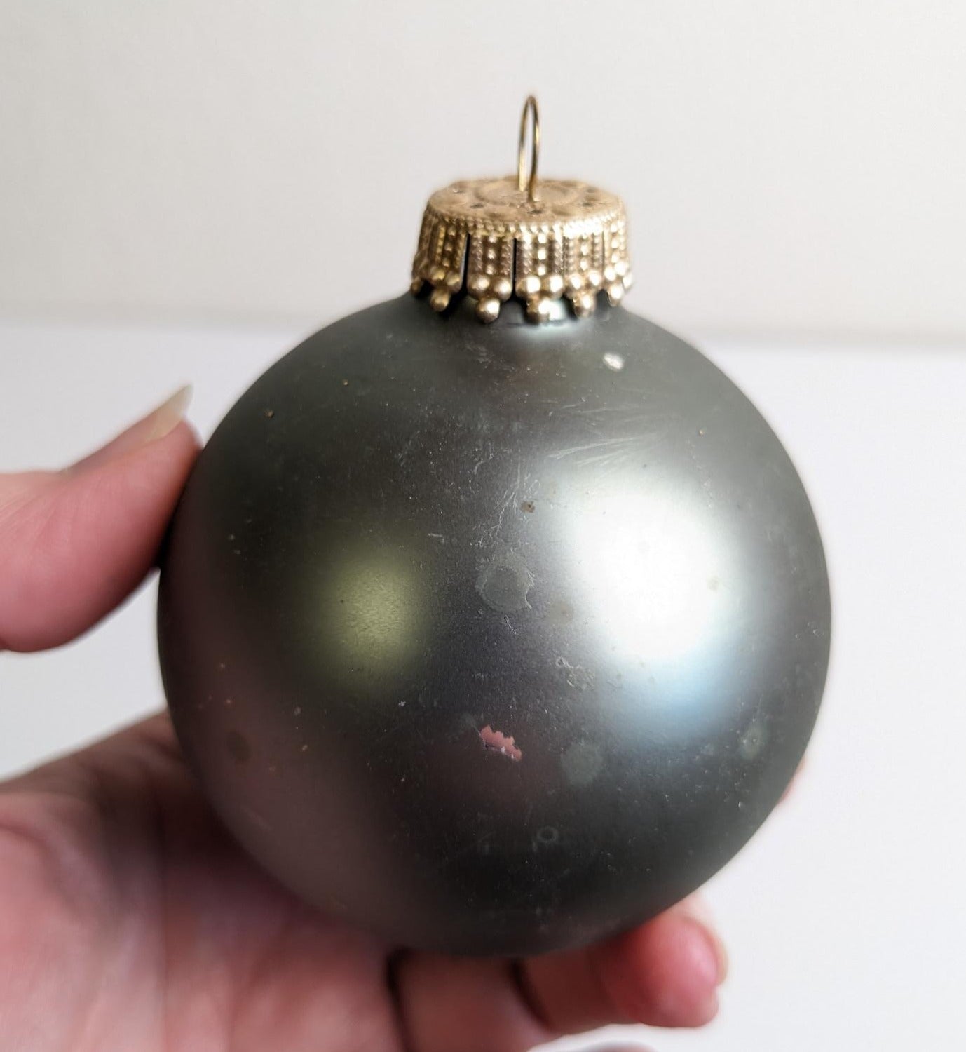 Krebs Green Vintage Christmas Ornaments