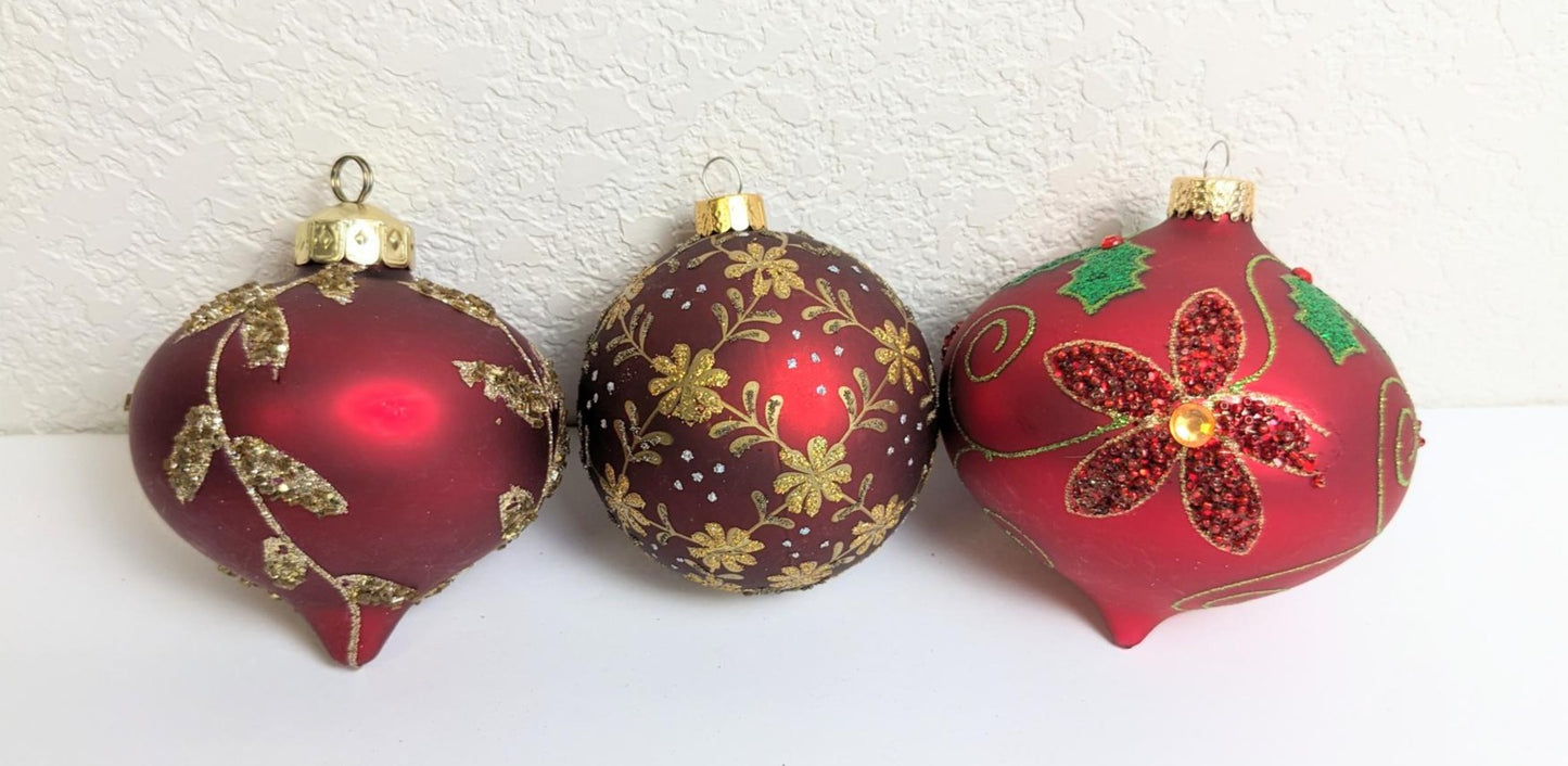 Red Christmas Ornaments