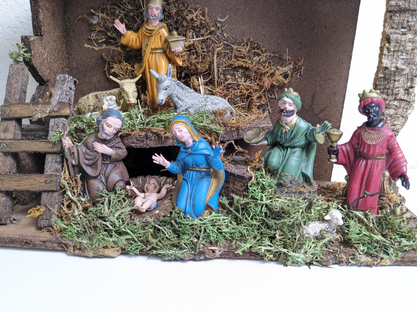 Vintage Christmas Nativity Set