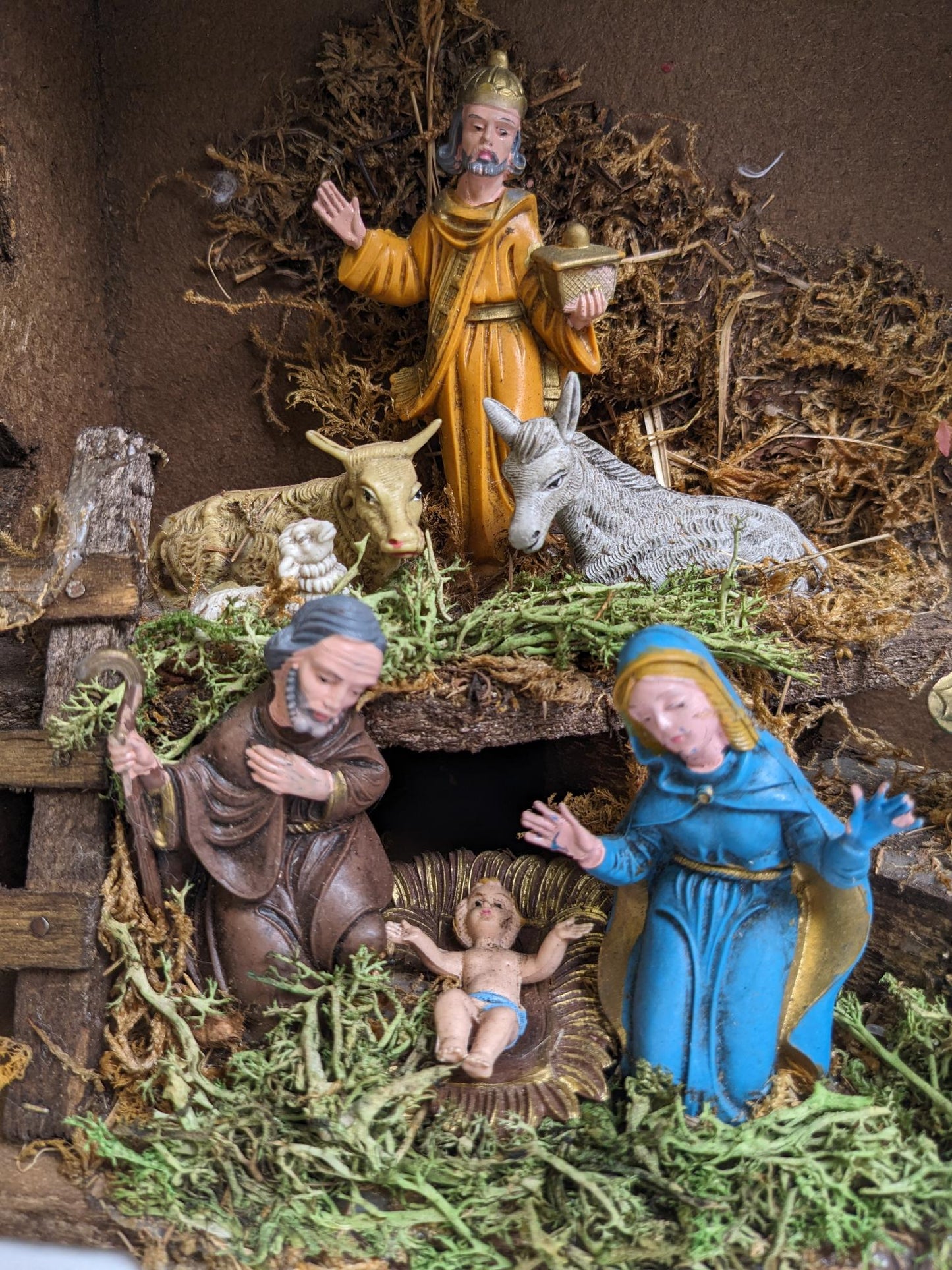 Vintage Christmas Nativity Set