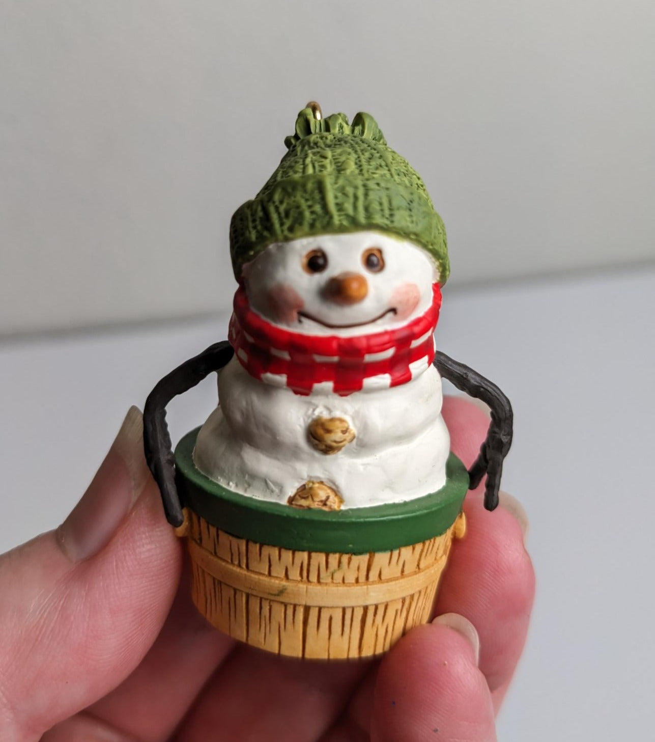Race Down Main Street Snowmen 2000 Hallmark Christmas Ornaments