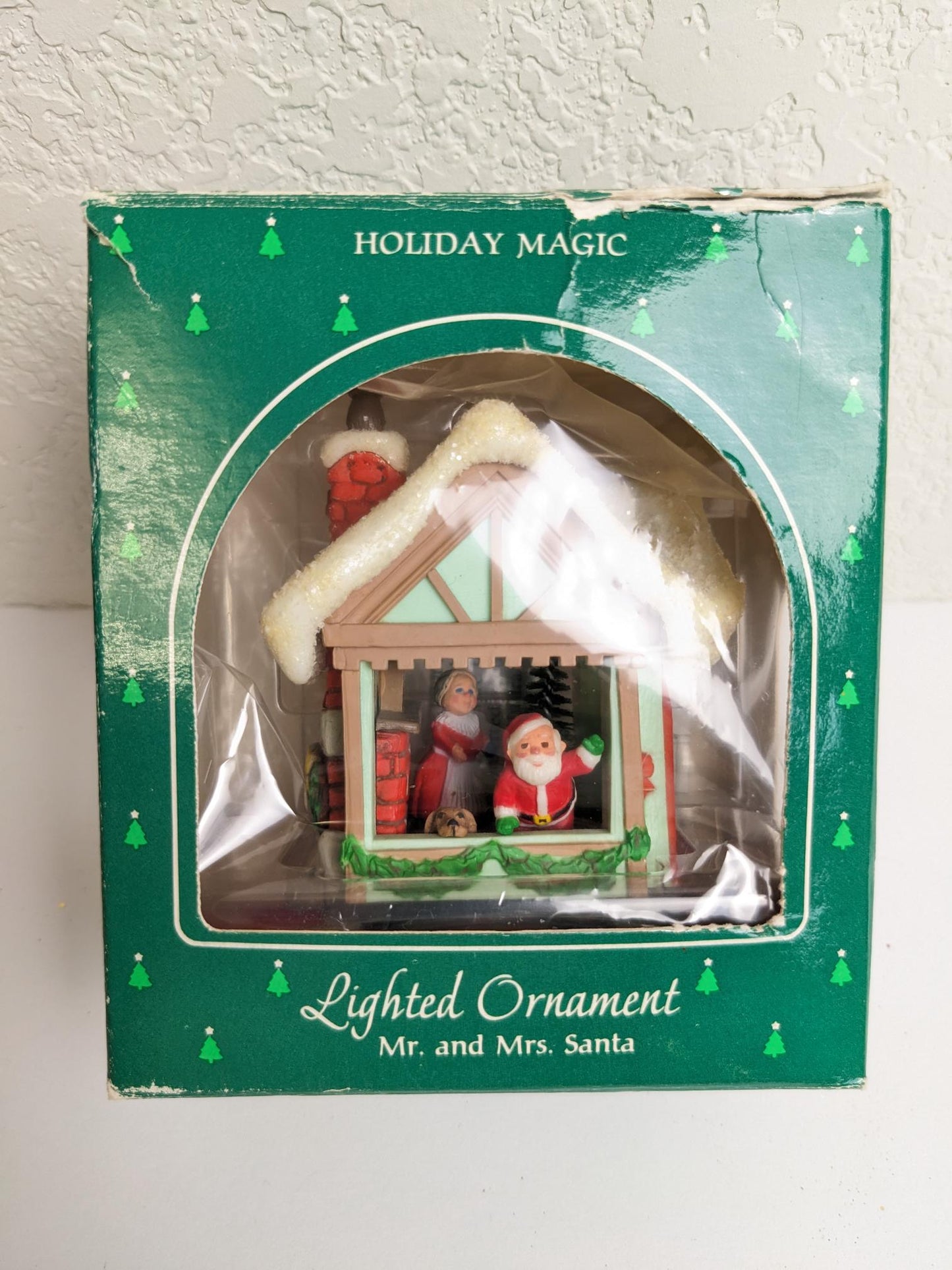 Hallmark Mr. and Mrs. Santa Holiday Magic Vintage 1985 Ornament