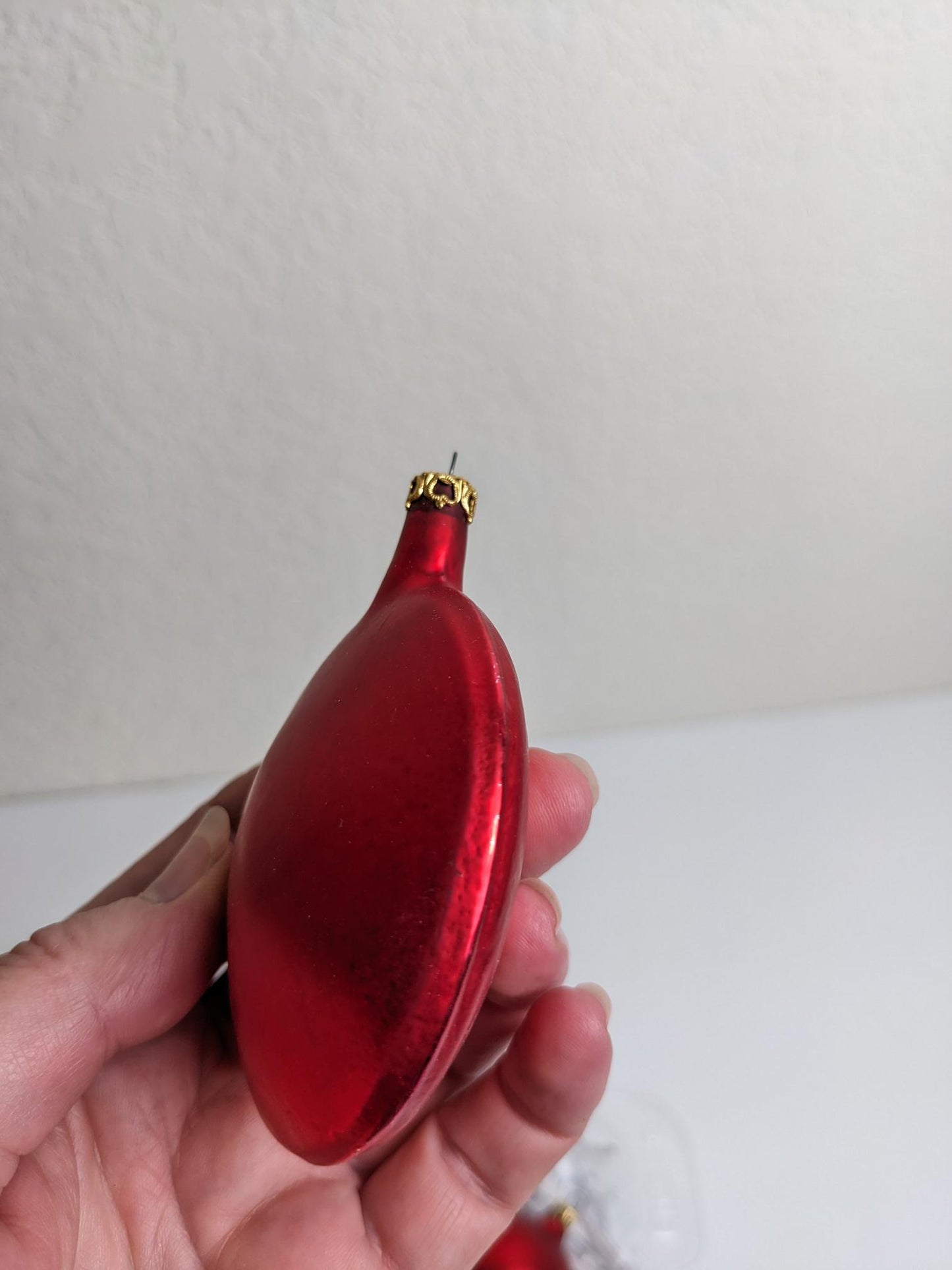 Red Glass Christmas Ornaments