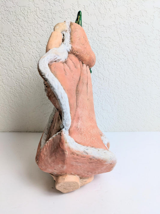 Vintage 1980's Christmas Ceramic Hand Painted Santa Claus