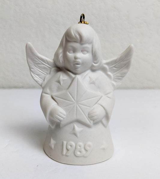 Vintage Angel Bell 1989 Goebel Ornament