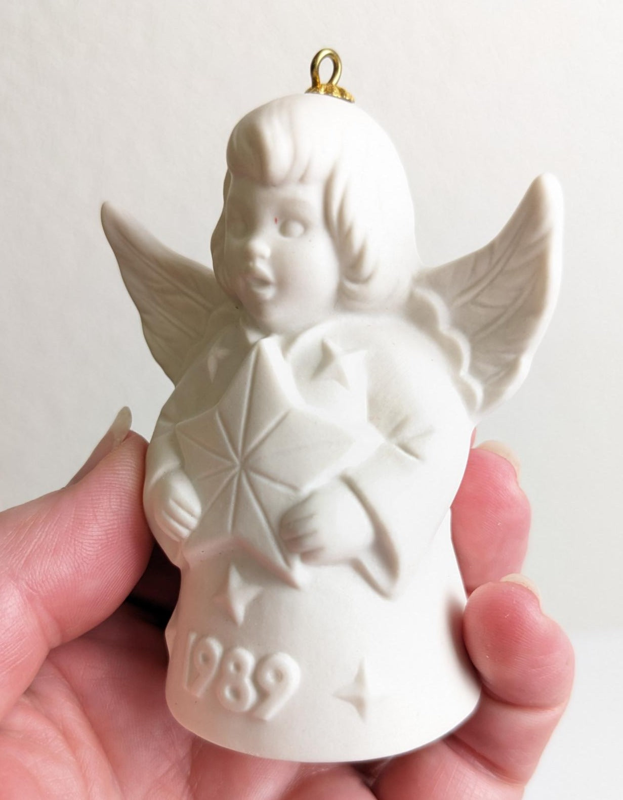 Vintage Angel Bell 1989 Goebel Ornament