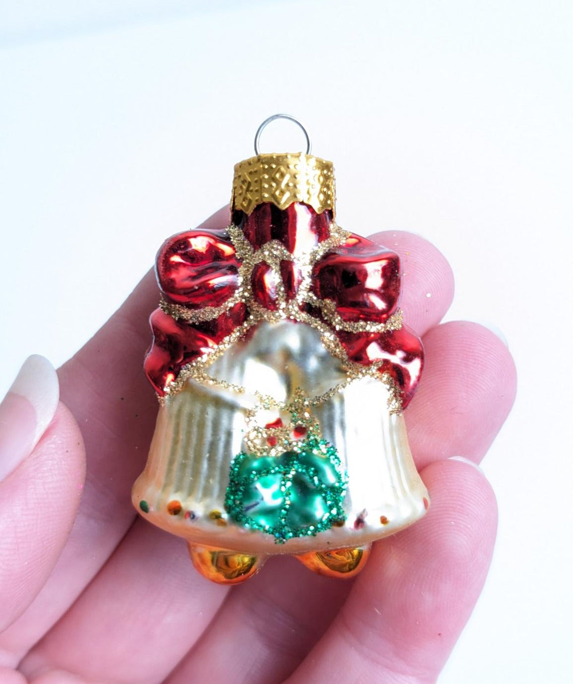 Mini Blown Glass Christmas Ornament