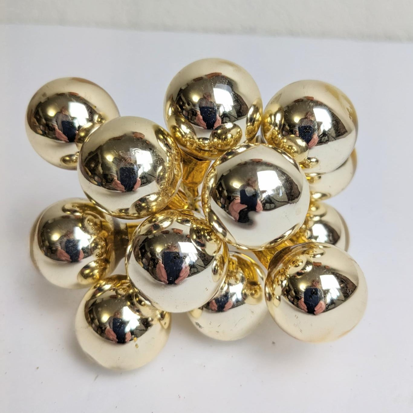 Gold Ball Christmas Ornament Picks