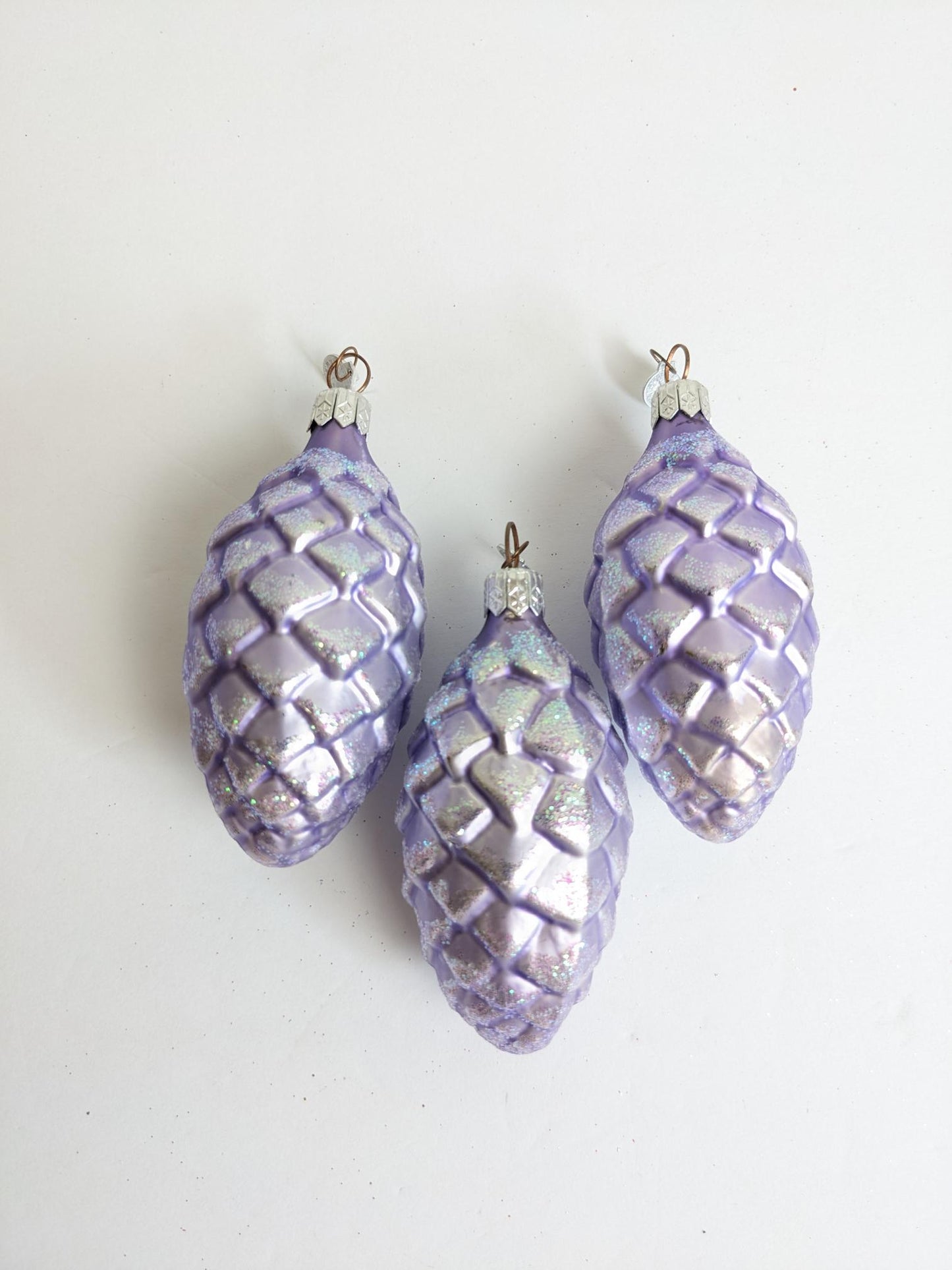 Purple Pinecone Dept 56 Christmas Ornaments