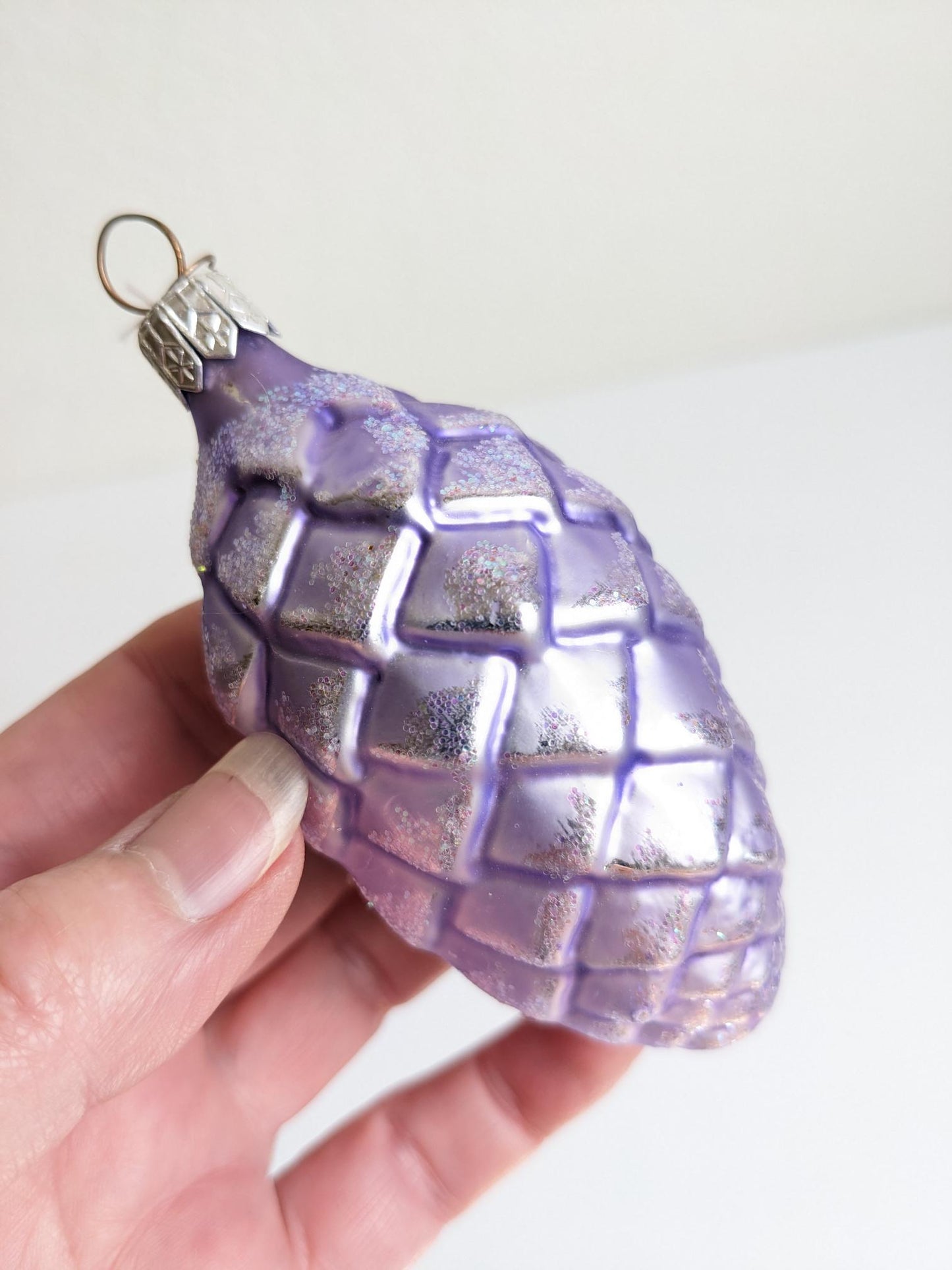 Purple Pinecone Dept 56 Christmas Ornaments