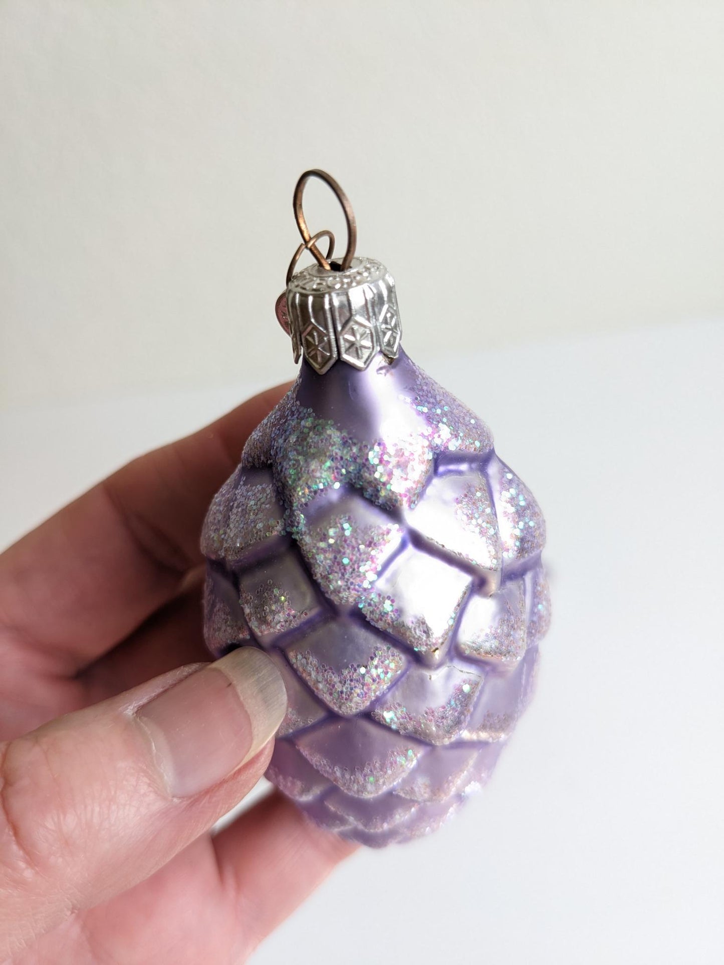 Purple Pinecone Dept 56 Christmas Ornaments