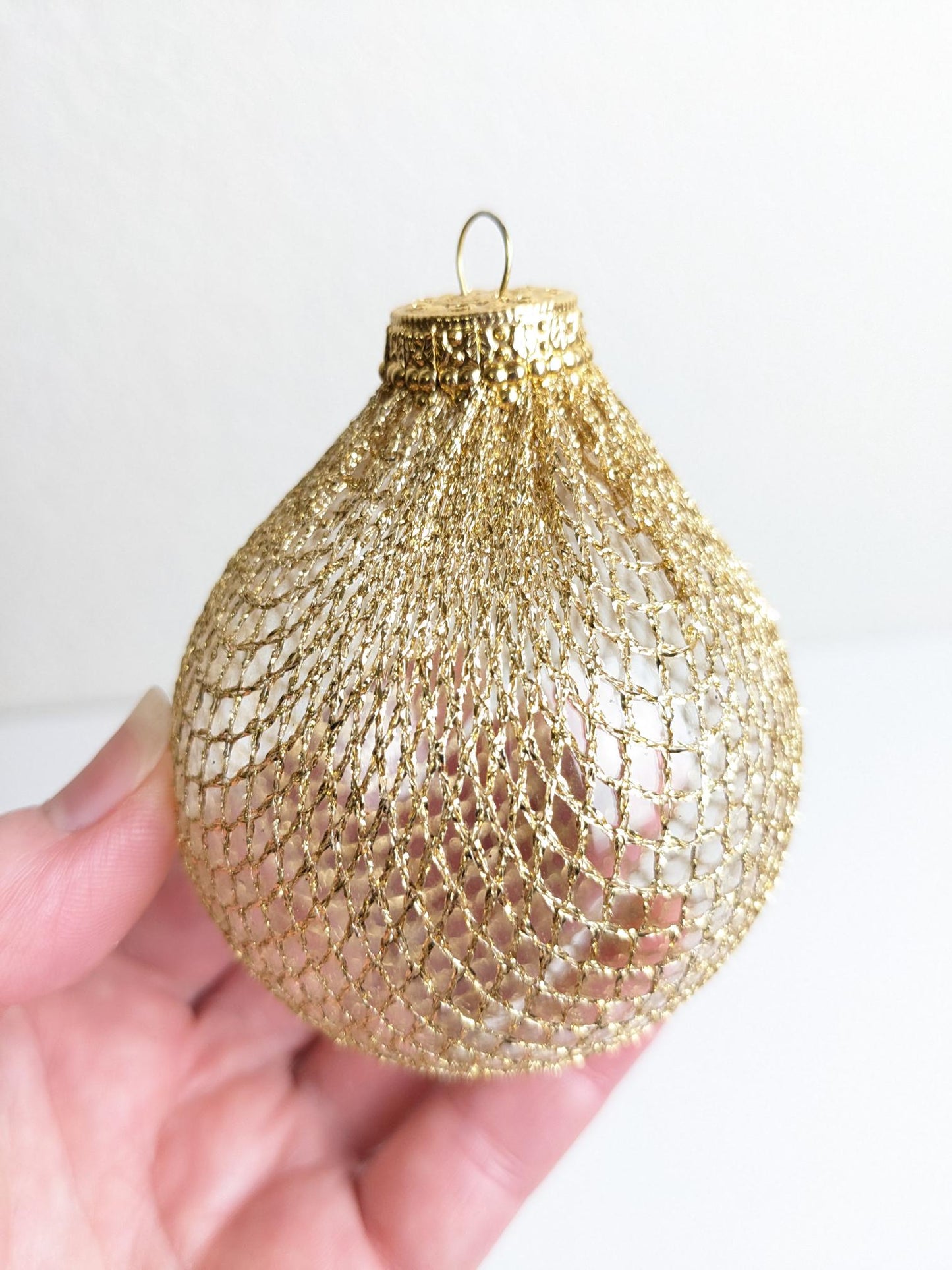 Krebs Gold Vintage Christmas Ornaments