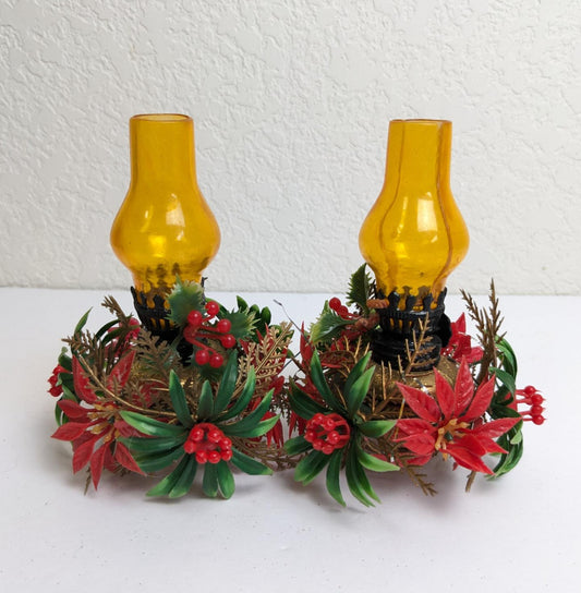 Vintage Lantern Christmas Oil Lamps