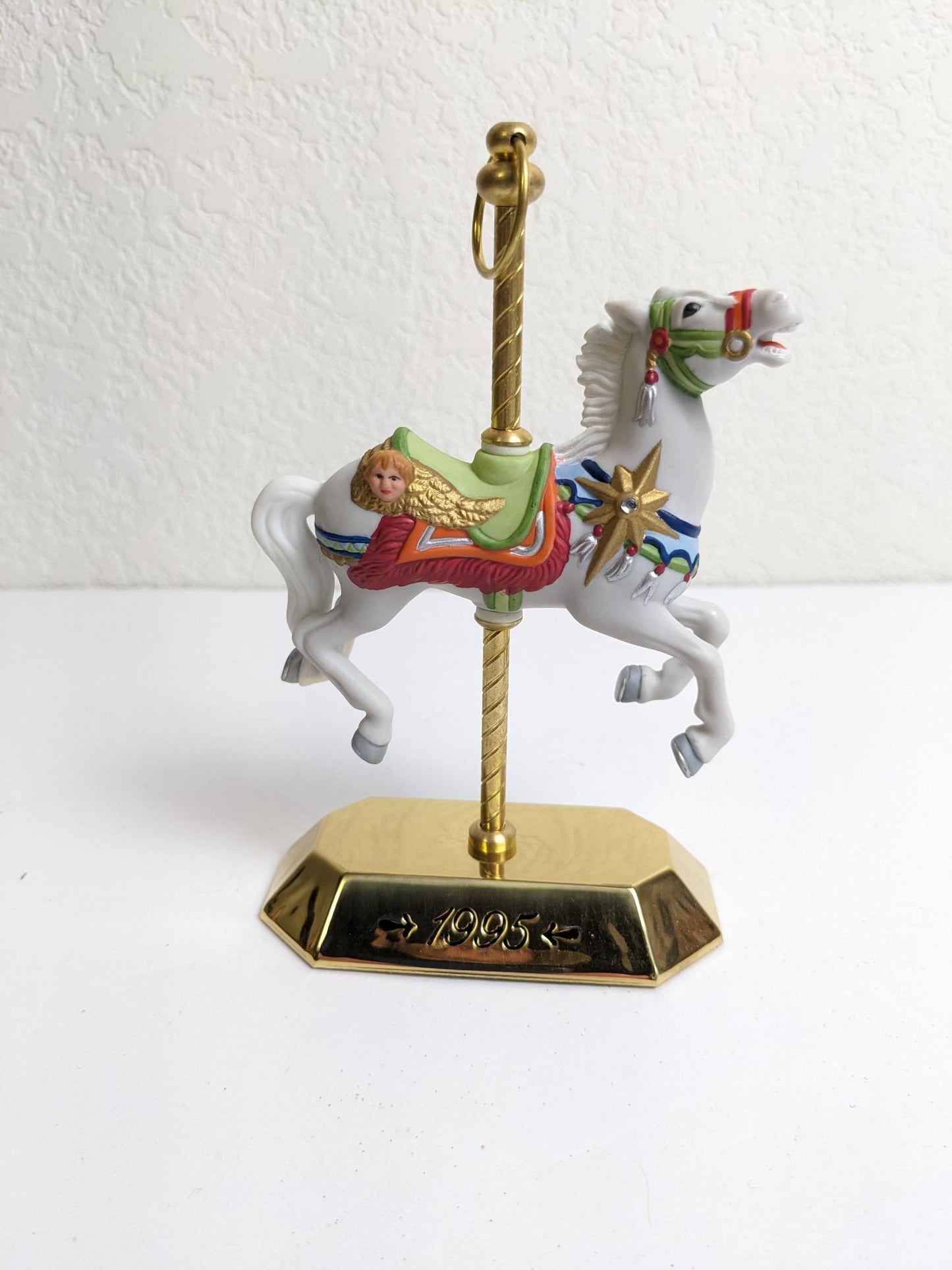 Hallmark 1995 Carousel Horse Christmas Ornament