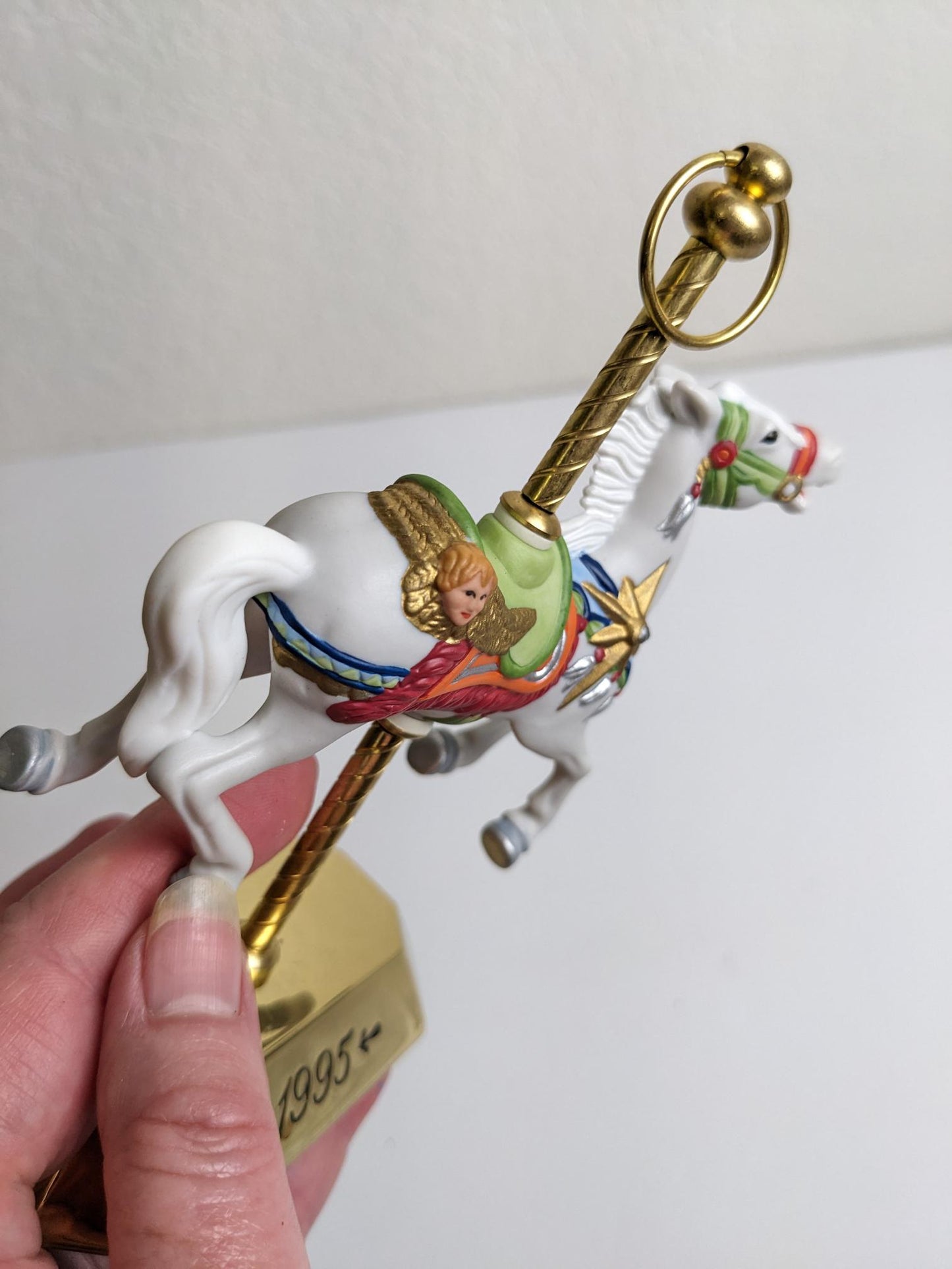 Hallmark 1995 Carousel Horse Christmas Ornament