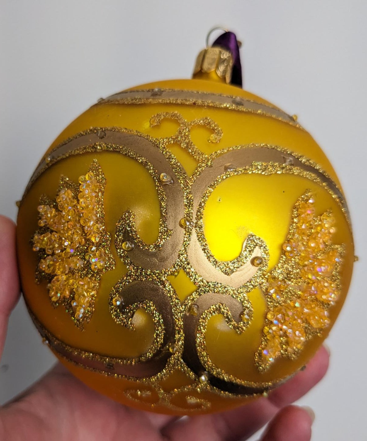 Gold Waterford Large Christmas Ornament