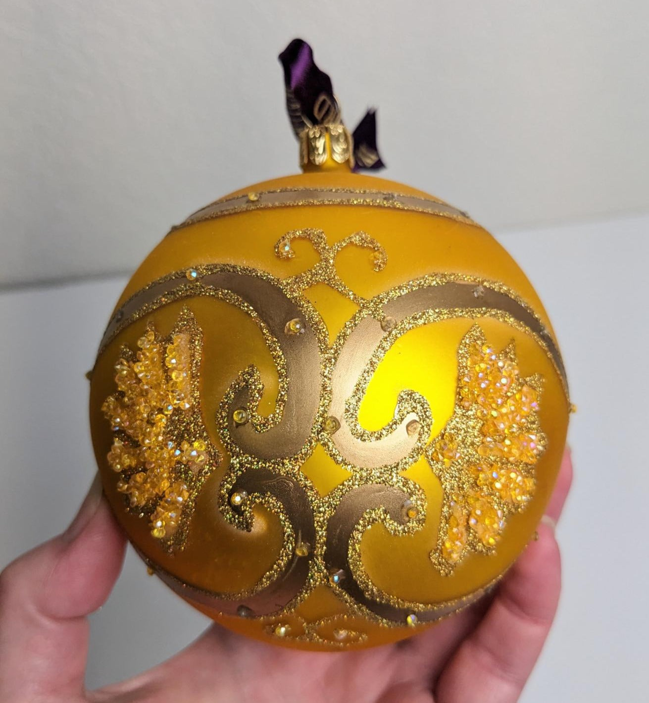 Gold Waterford Large Christmas Ornament