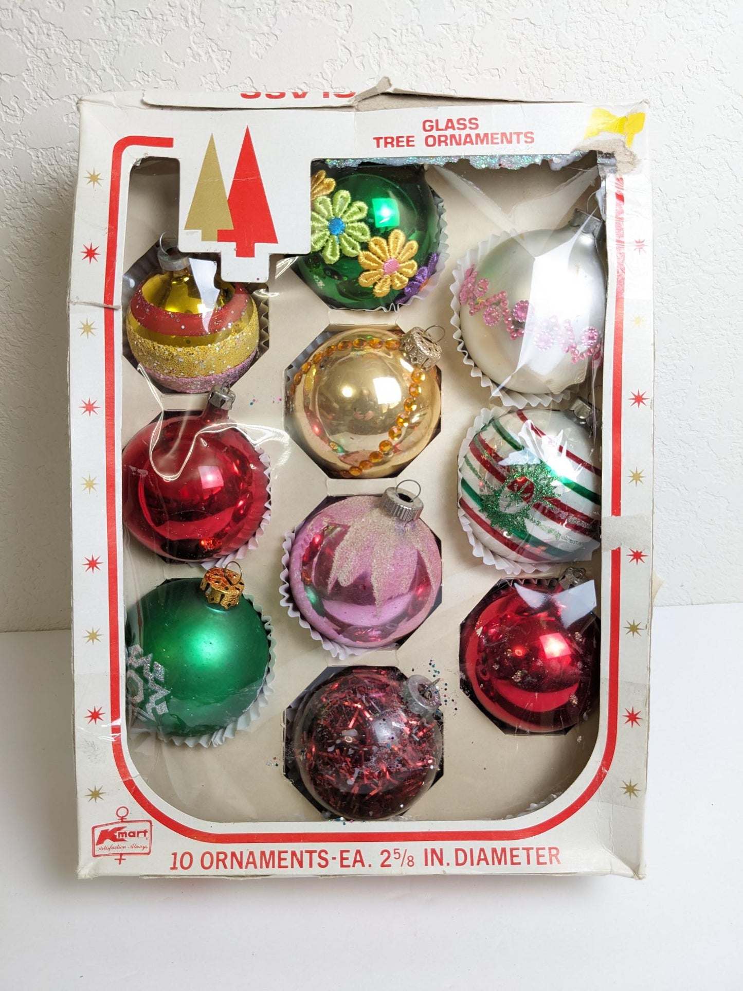 Vintage Christmas Ornament Set