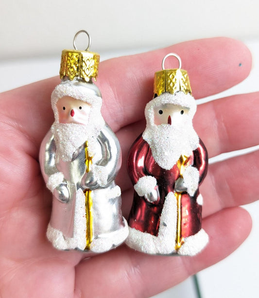 Vintage Mini Glass Christmas Ornaments